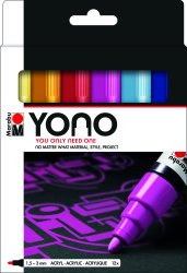 Marabu YONO Marker Set, 12 x 1,5-3 mm