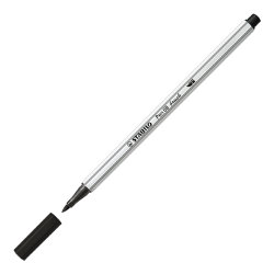 Premium-Filzstift mit Pinselspitze für variable Strichstärken - STABILO Pen 68 brush - 12er Pack - mit 12 verschiedenen Farben