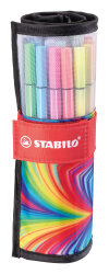 Premium-Filzstift - STABILO Pen 68 - 25er Rollerset ARTY...