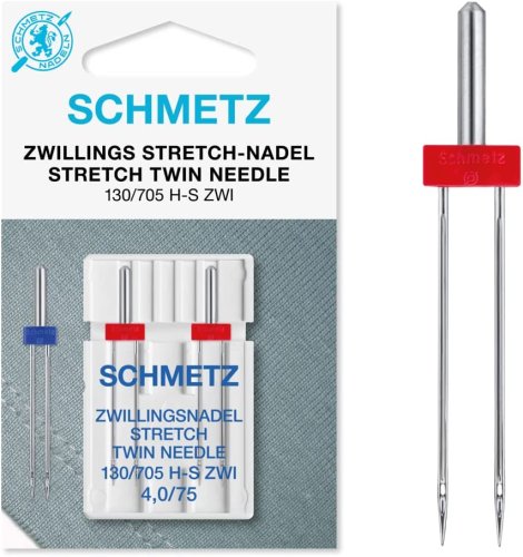 SCHMETZ Zwillings-Stretch-Nadeln 4,0/75 | 130/705 H-S ZWI SB2