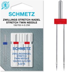 SCHMETZ Zwillings-Stretch-Nadeln 4,0/75 | 130/705 H-S ZWI...