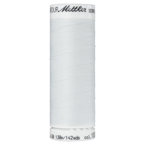 Amann Mettler Seraflex Nähfaden No.120/ 130 m Elastikgarn Eggshell 1000