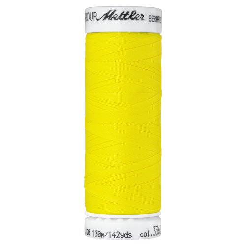 Amann Mettler Seraflex Nähfaden No.120/ 130 m Elastikgarn Lemon 3361