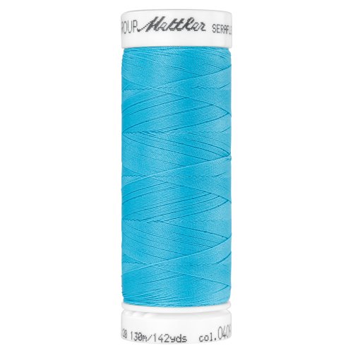 Amann Mettler Seraflex Nähfaden No.120/ 130 m Elastikgarn Turquoise 409