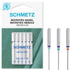 Original Schmetz Nähmschinen Nadeln Microtex 130/705 H-M Stärke 80/12 für .... 